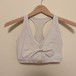 Whitney Simmons Gymshark V2 Off White Sports Bra